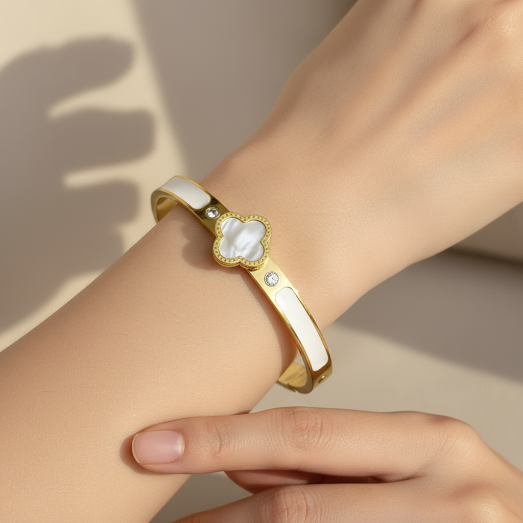 White Bangle bracelet