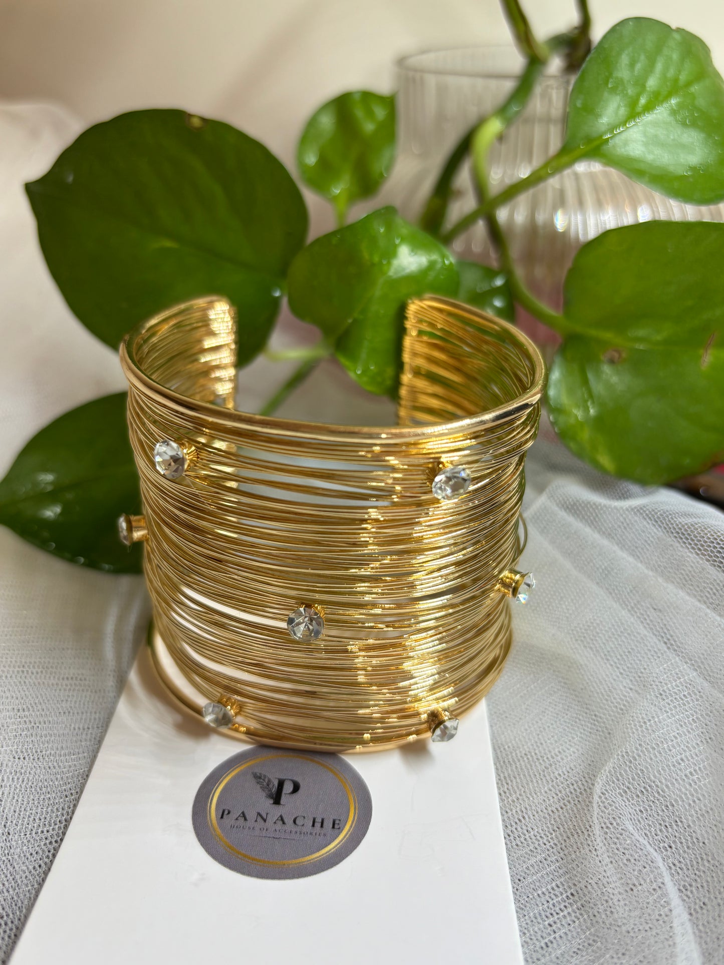 Statement Golden Bracelet