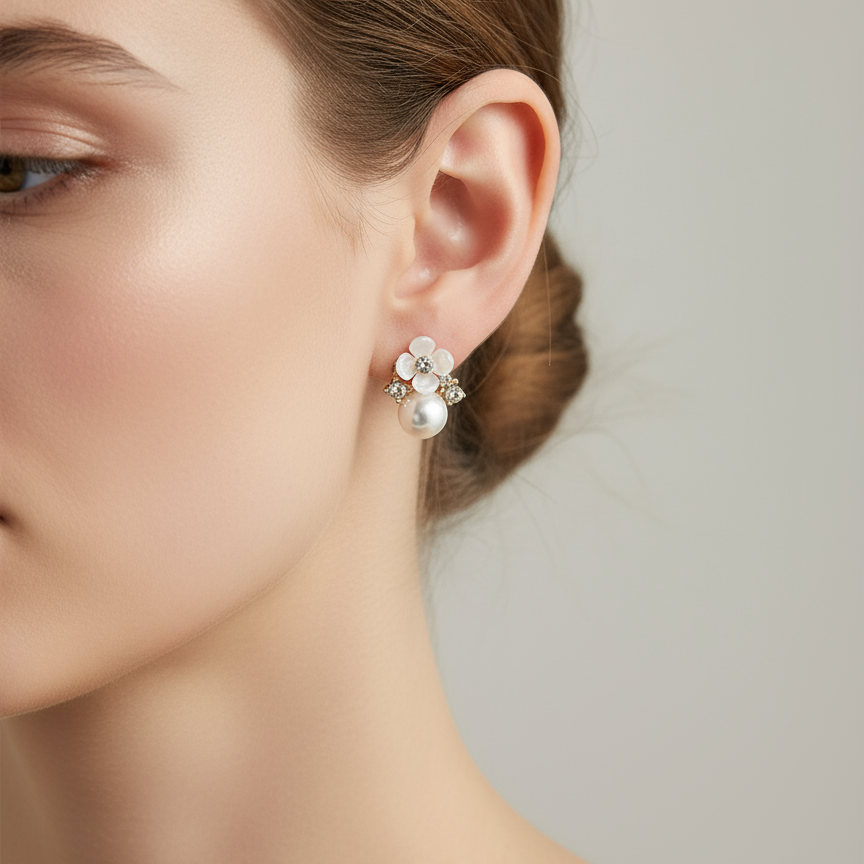 Cute Pearl stud