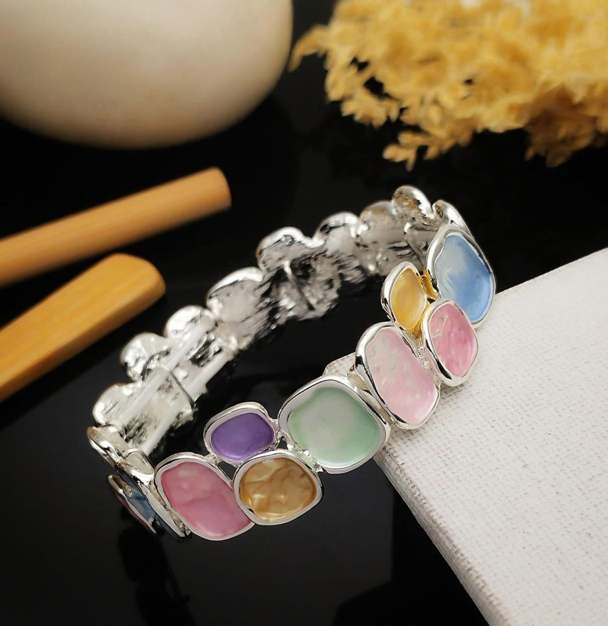 Anti tarnish Pastel Dreams Mosaic Bracelet
