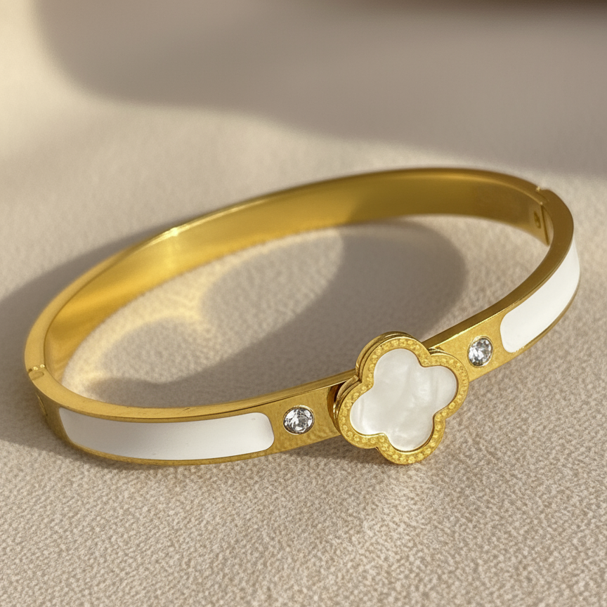 White Bangle bracelet