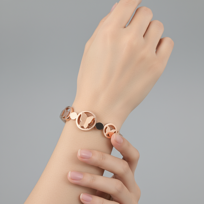 Butterfly Rose gold Bracelet
