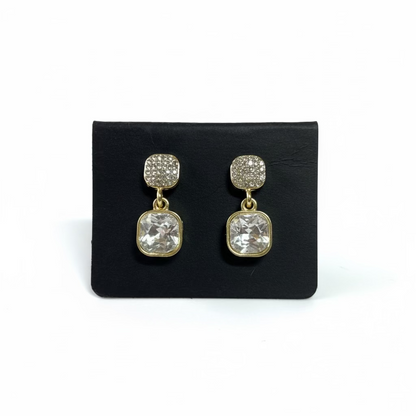 Shining drop earrings