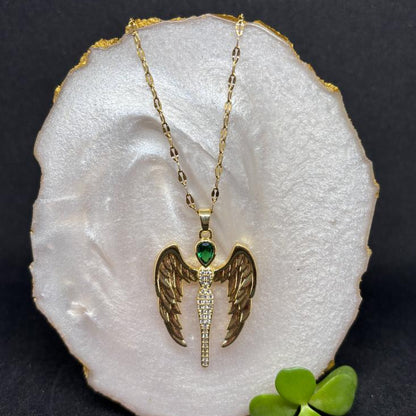 Unique Angle Necklace-Anti Tarnish