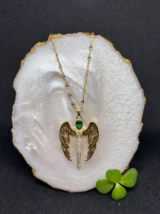 Unique Angle Necklace-Anti Tarnish