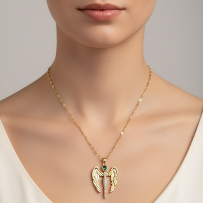 Unique Angle Necklace-Anti Tarnish