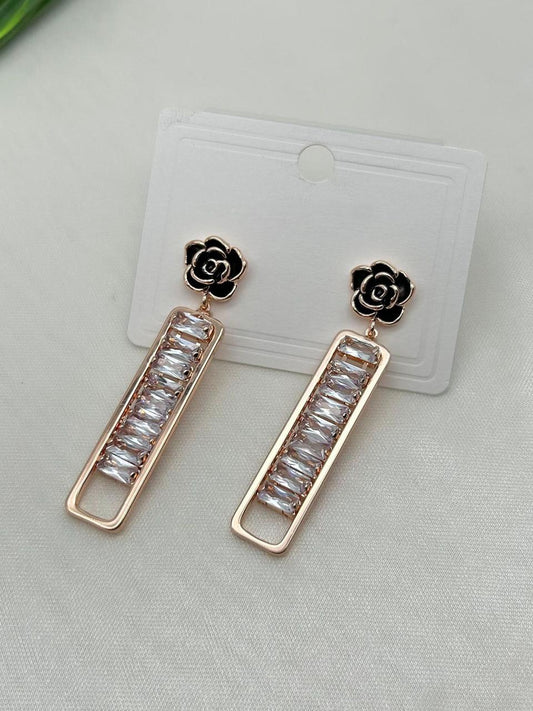 Long Flower earring