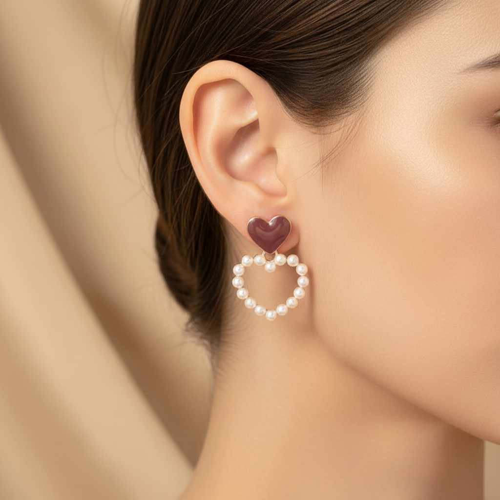 Heartfelt Glow Drop Earrings