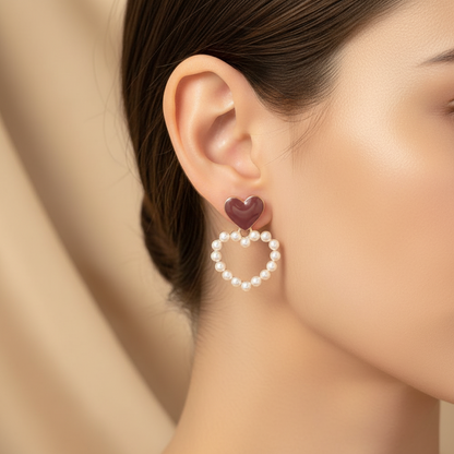 Heartfelt Glow Drop Earrings